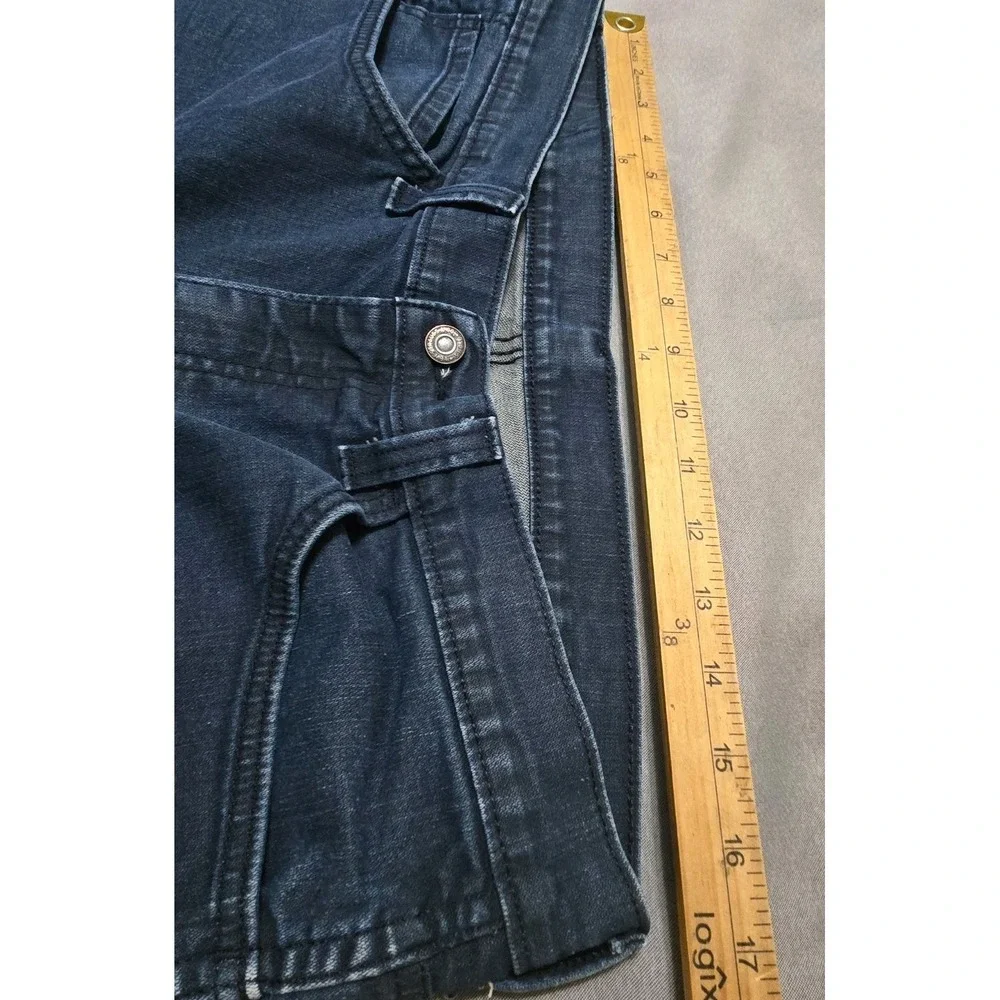 Levis 511 Slim Fit Jeans Mens 36x32 Dark Indigo Blue Stretch Denim Pants 36 x 30